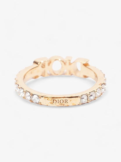 Christian Dior Dio(r)evolution Ring Gold / White Base Metal Large