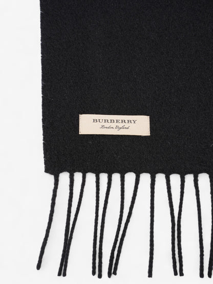 Burberry Logo Scarf Black / Yellow Cashmere