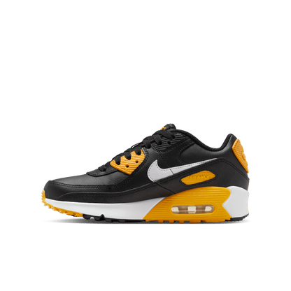 Big Kids' Nike Air Max 90 LTR "Black University Gold"