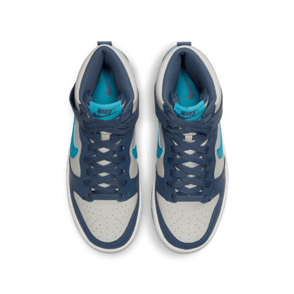 Big Kids' Nike Dunk High "Light Bone Diffused Blue"