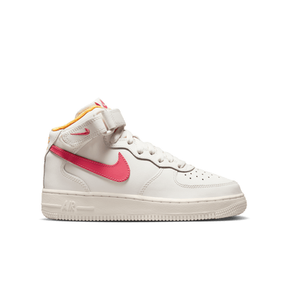 Big Kids' Nike Air Force 1 Mid LE "Sail Sea Coral"