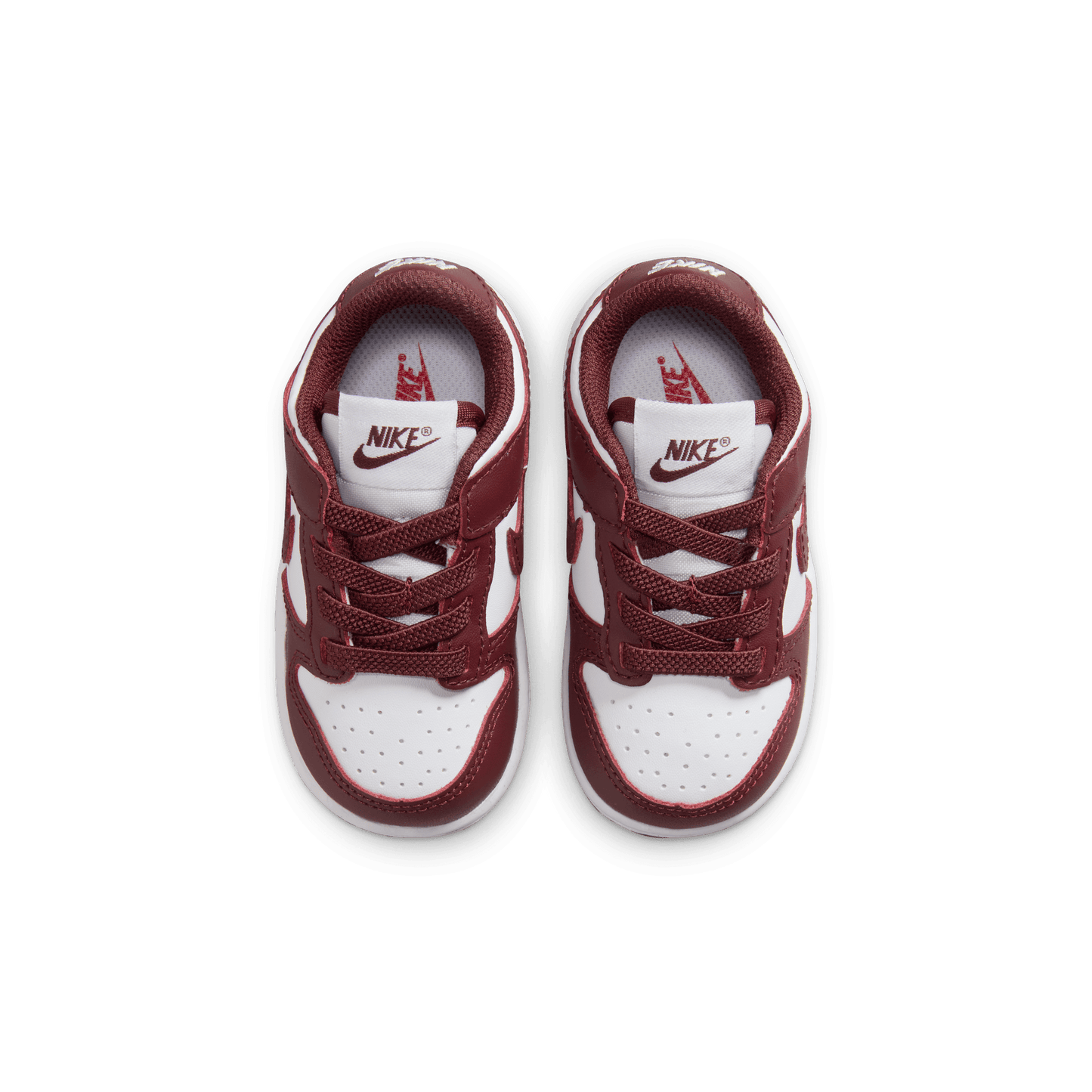 Baby/Toddler Nike Dunk Low "White Gym Red Redwood"