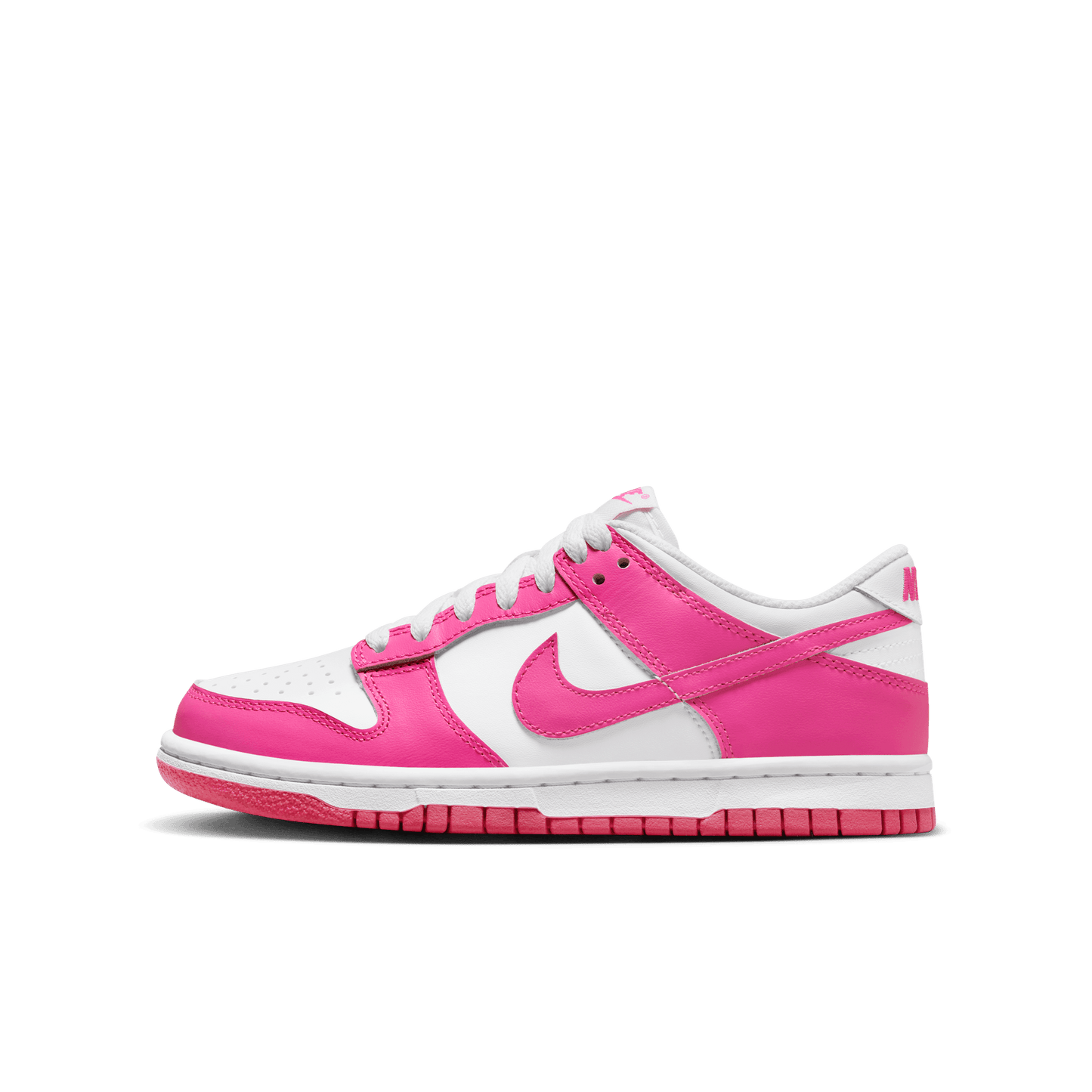 Big Kids' Nike Dunk Low "Laser Fuchsia"