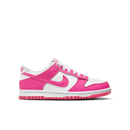 Big Kids' Nike Dunk Low "Laser Fuchsia"