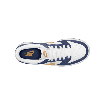 Big Kids' Nike Dunk Low "Midnight Navy Wheat"