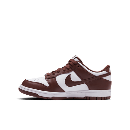 Big Kids' Nike Dunk Low "Redwood-Gym Red White"