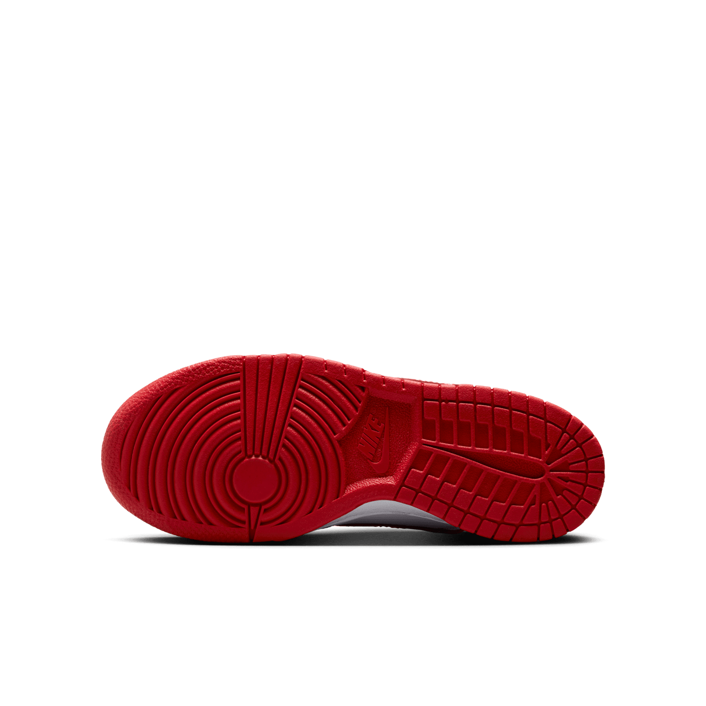 Big Kids' Nike Dunk Low "White University Red"