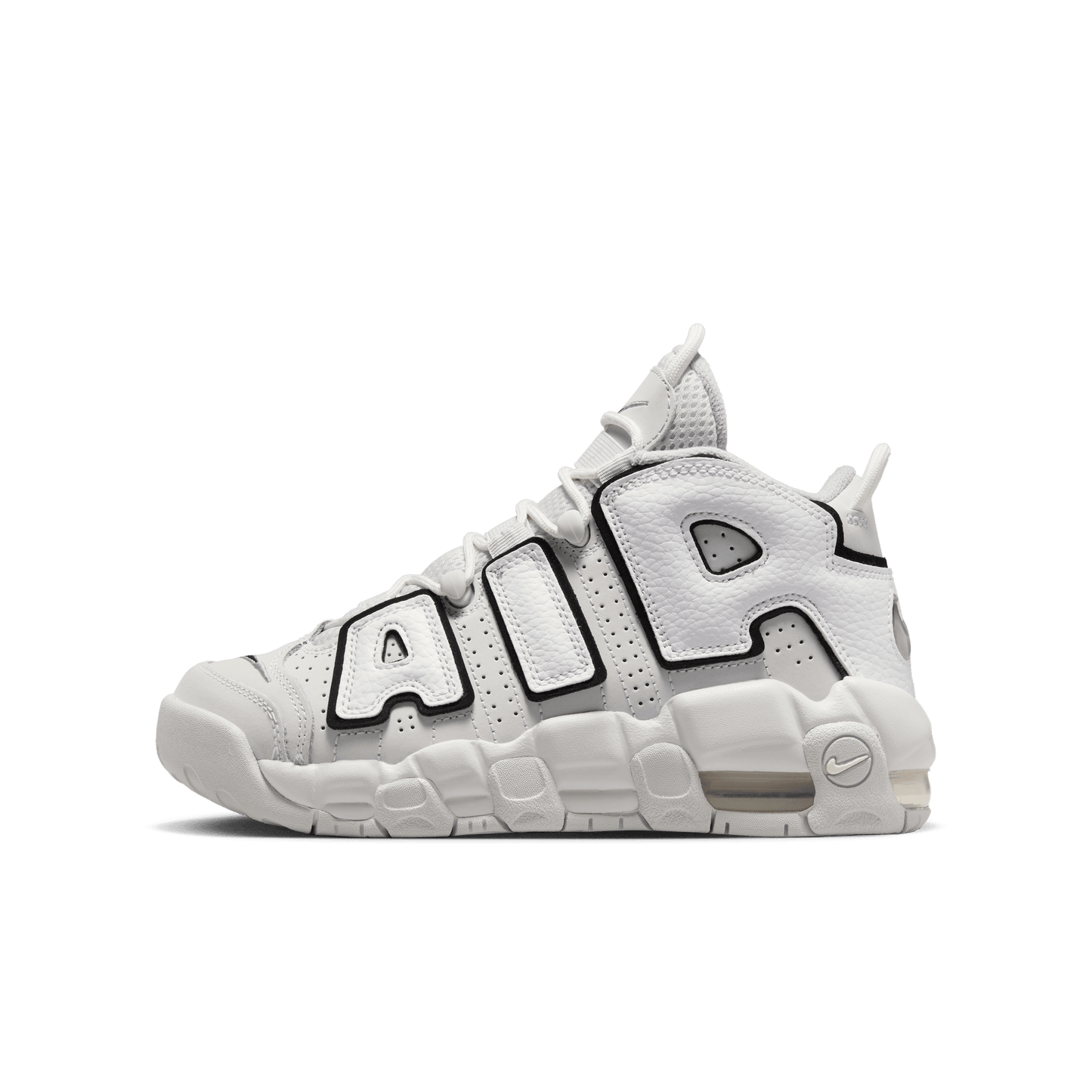 Big Kids' Nike Air More Uptempo "Photon Dust Black"