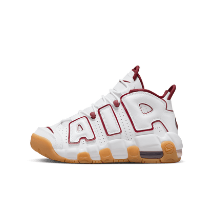 Big Kids' Nike Air More Uptempo “Team Red/Gum”