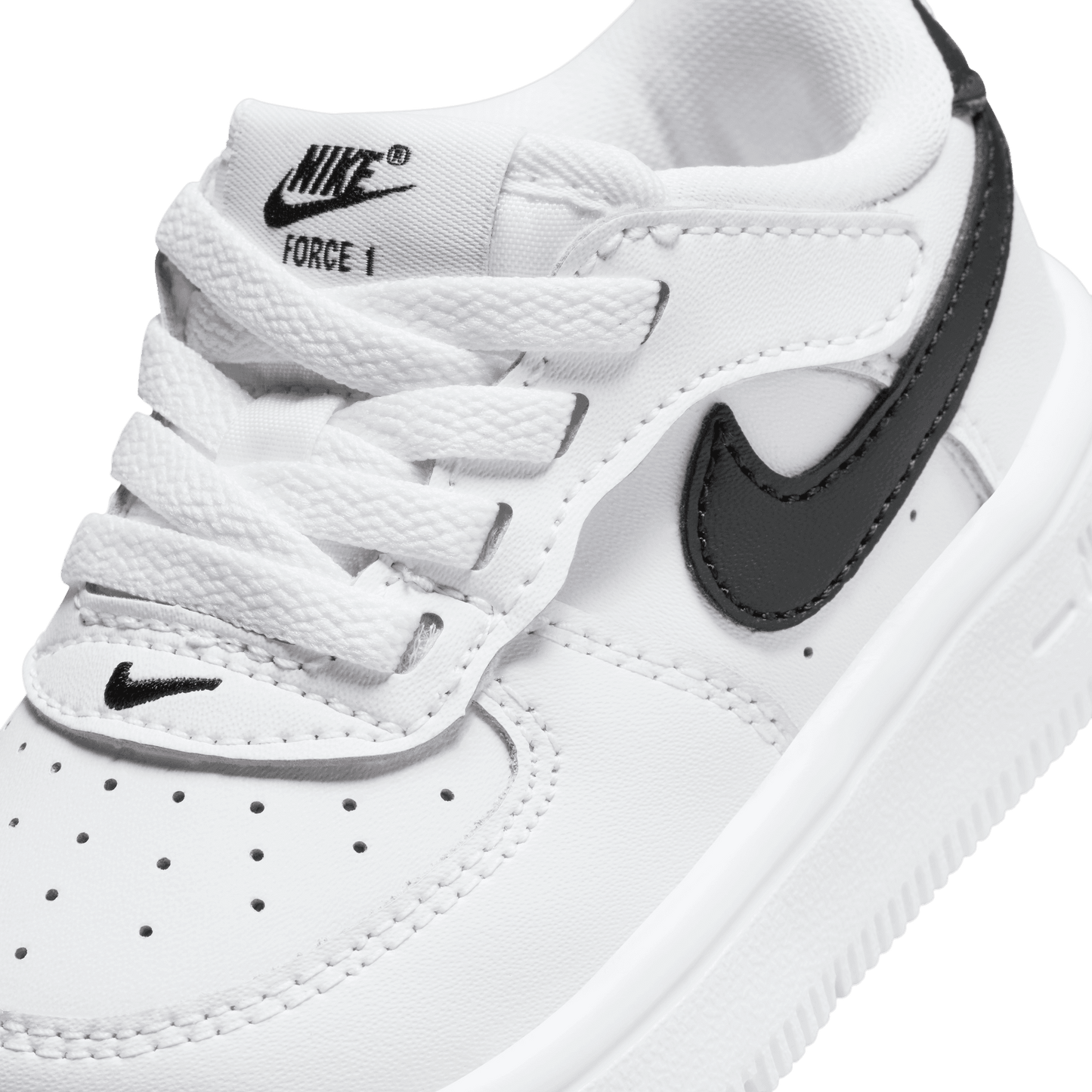 Baby/Toddler Nike Force 1 Low EasyOn  "White Black"