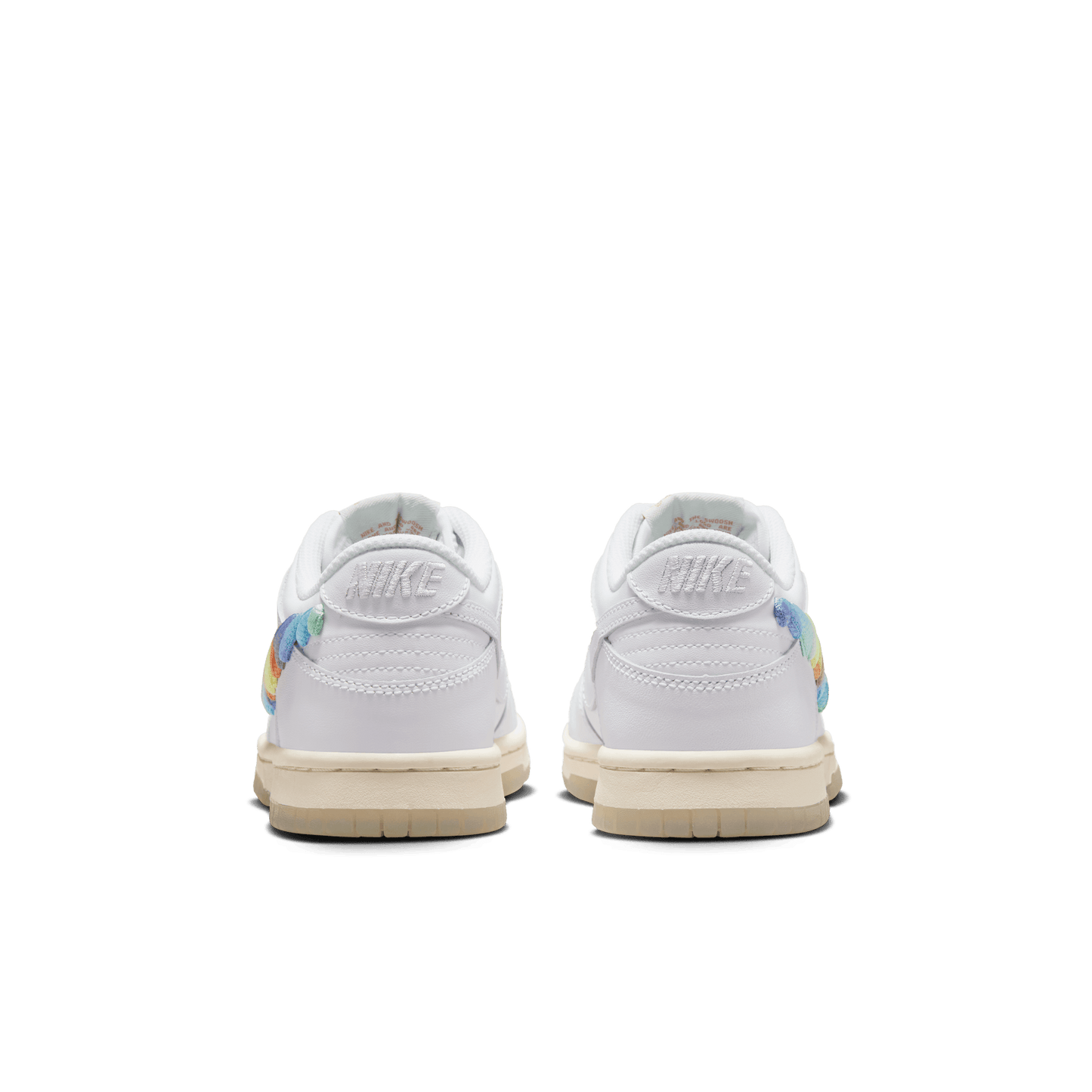 Big Kids' Nike Dunk Low SE "Rainbow Swoosh"