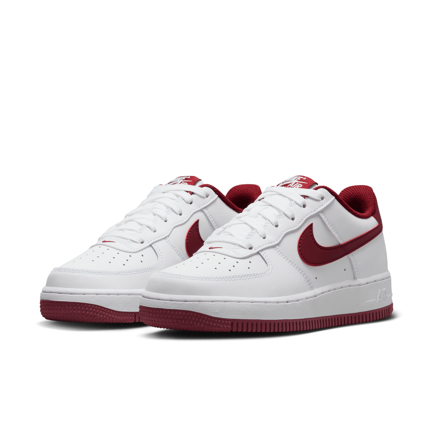 Big Kids' Nike Air Force 1 "White Team Red"