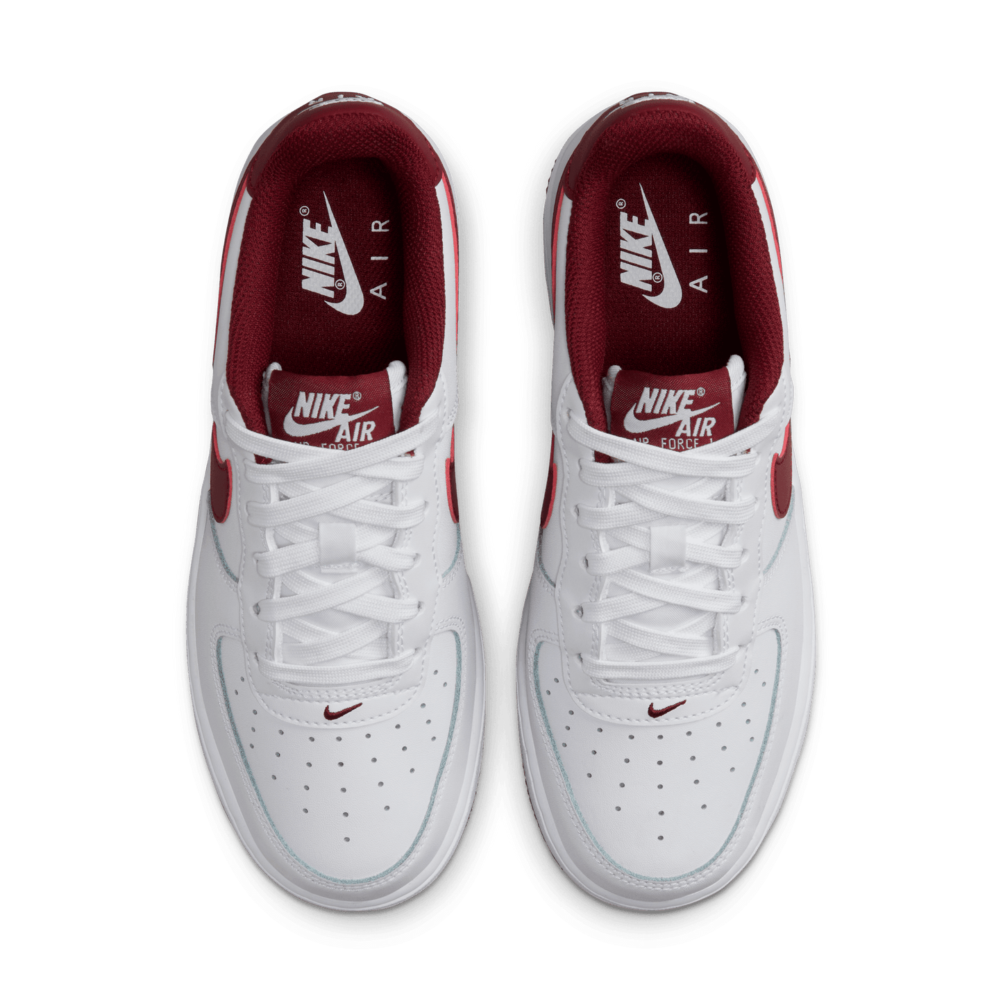 Big Kids' Nike Air Force 1 "White Team Red"