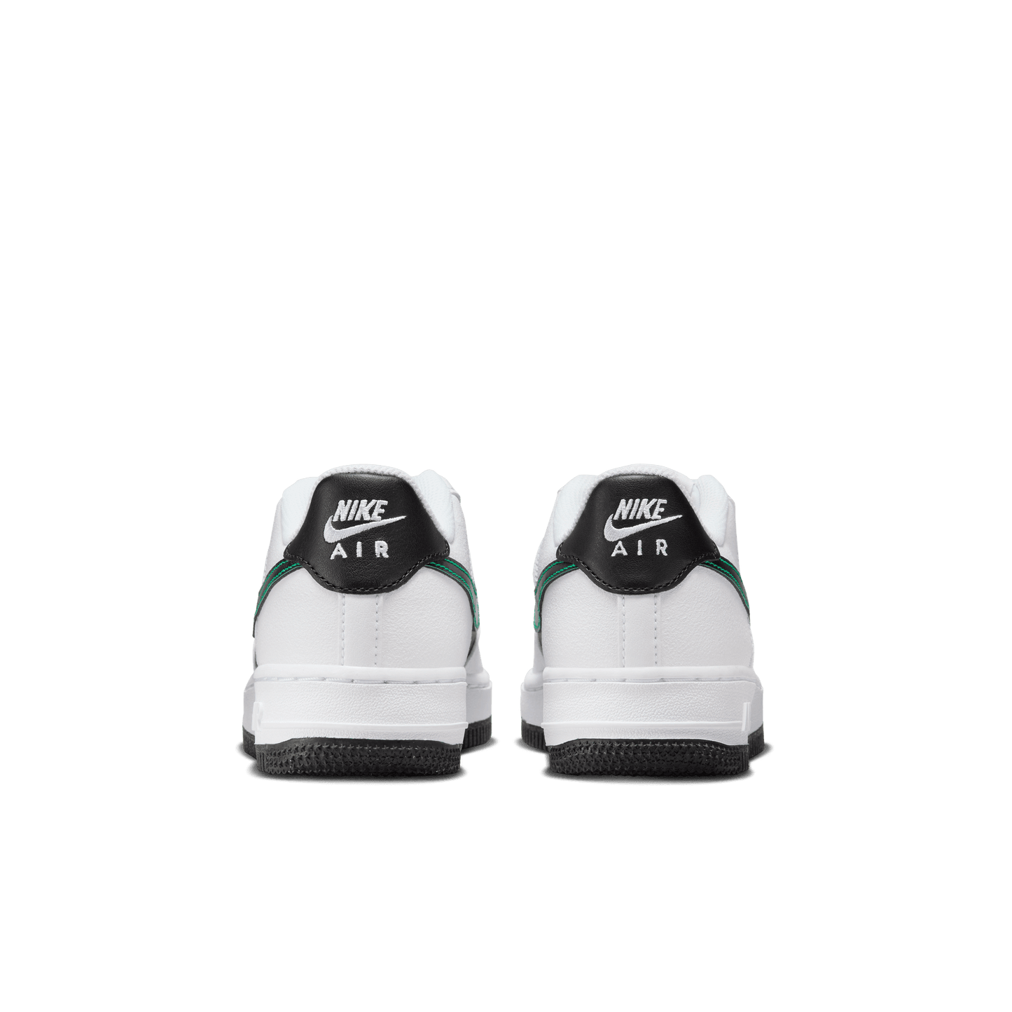 Big Kids' Nike Force 1 LV8 2 "Stadium White/Black Green"