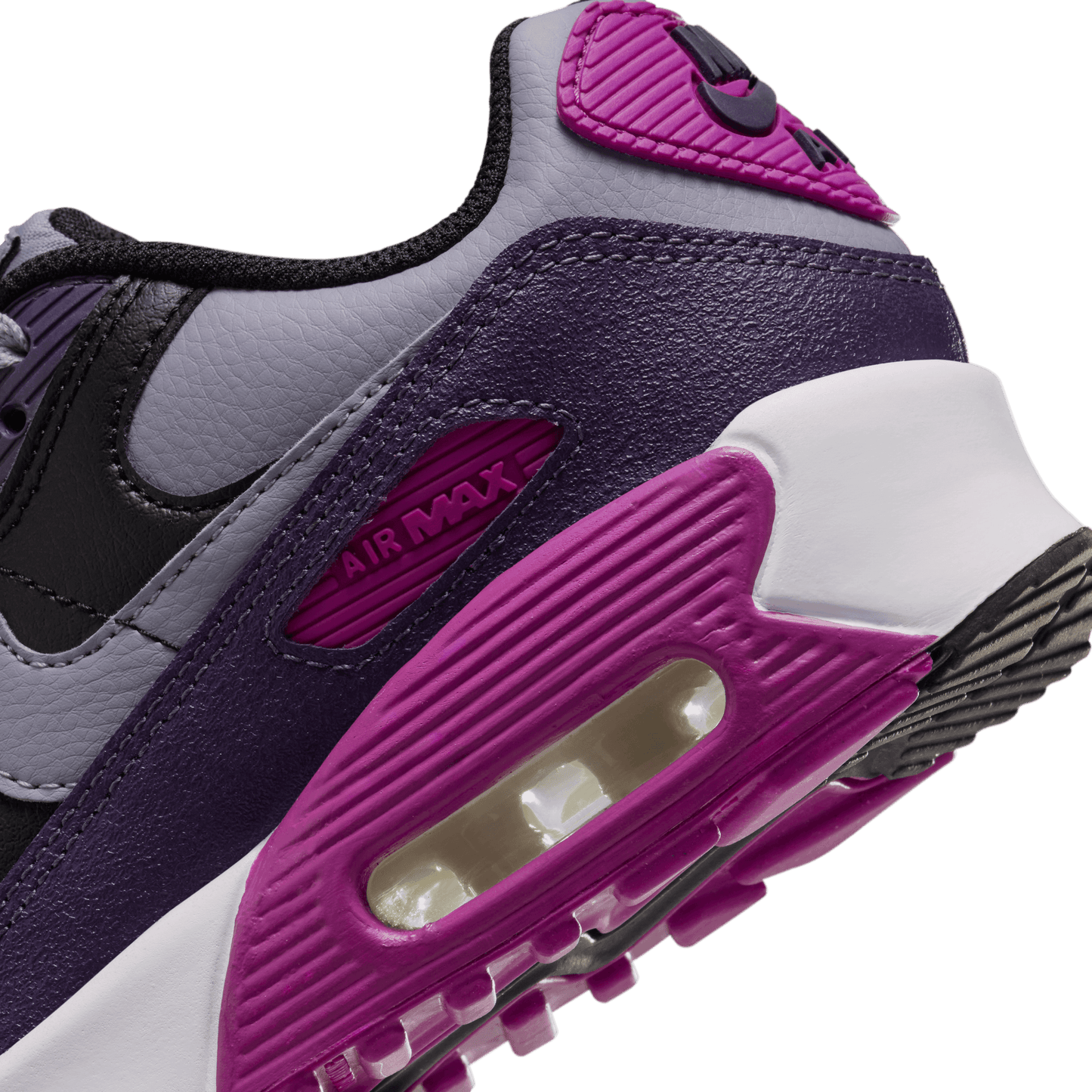 Big Kids' Nike Air Max 90 "Cement Grey Dark Raisin"