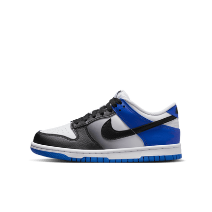 Big Kids' Nike Dunk Low "Game Royal White Black"