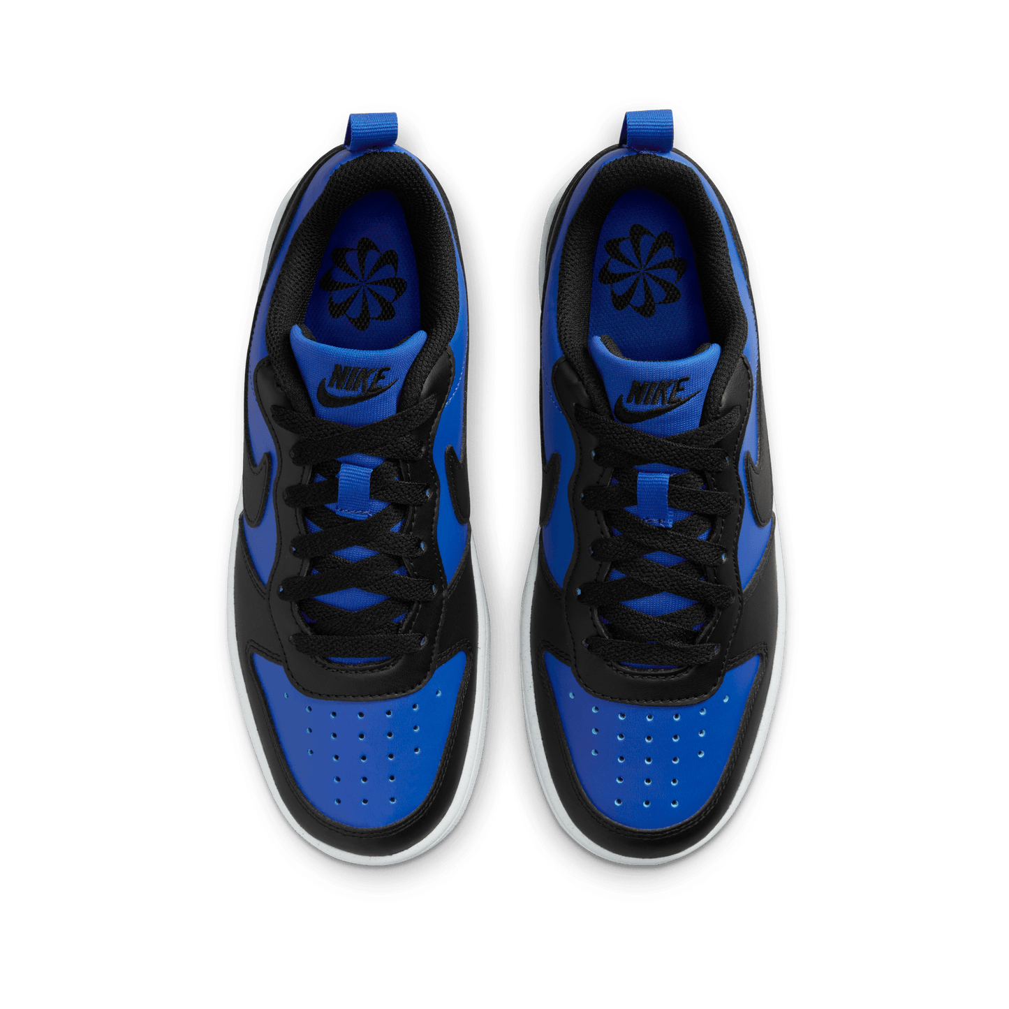Big Kids' Nike Court Borough Low Recraft "Game Royal Black"