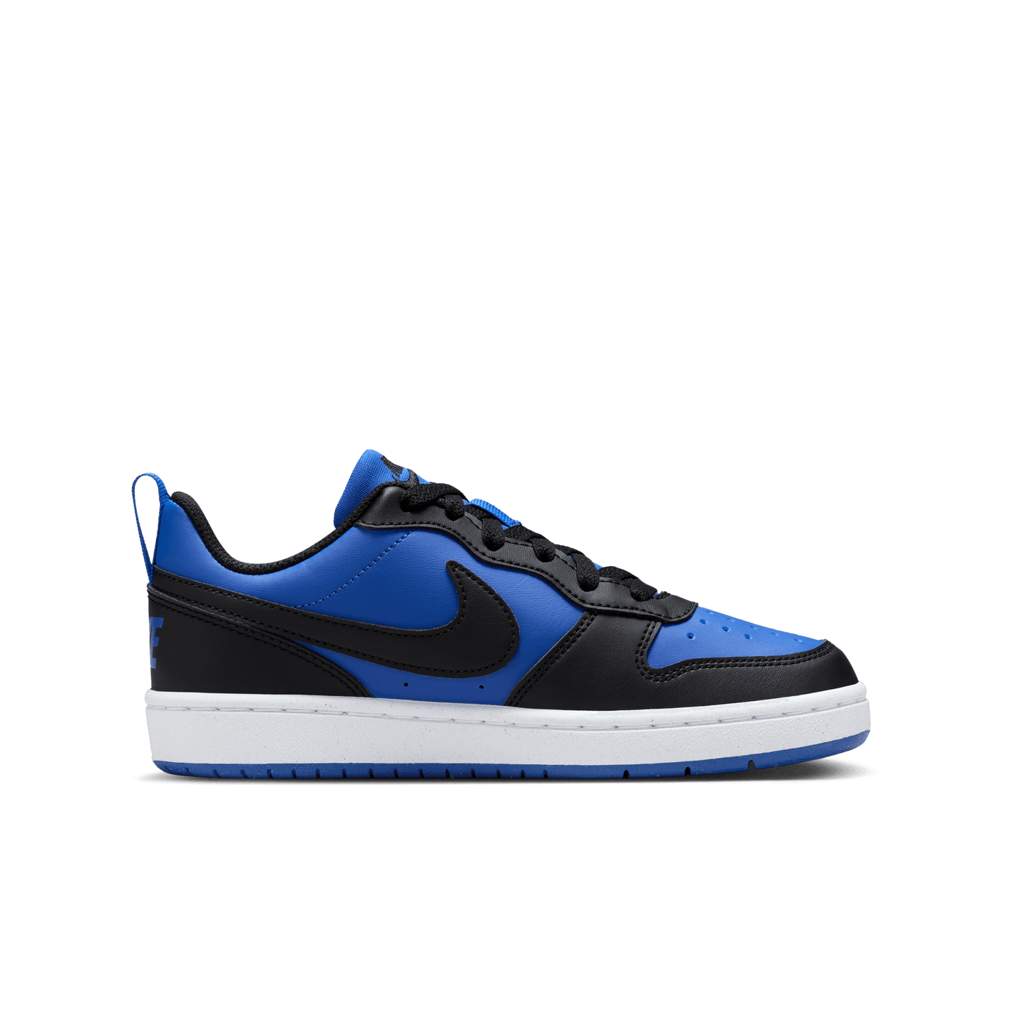 Big Kids' Nike Court Borough Low Recraft "Game Royal Black"