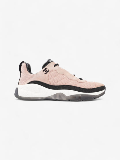Chanel CC Sneakers Pink / Black Mesh EU 39 UK 6