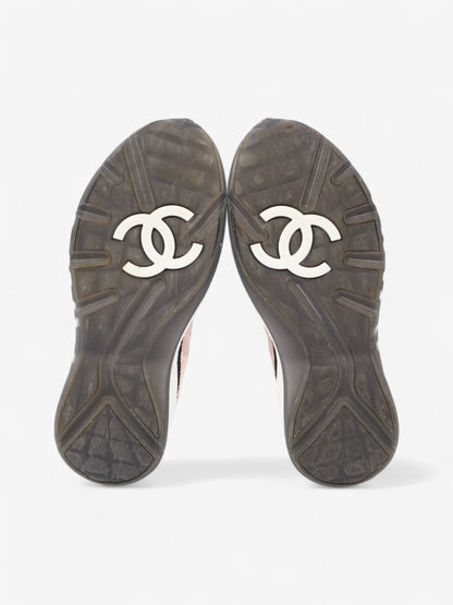 Chanel CC Sneakers Pink / Black Mesh EU 39 UK 6