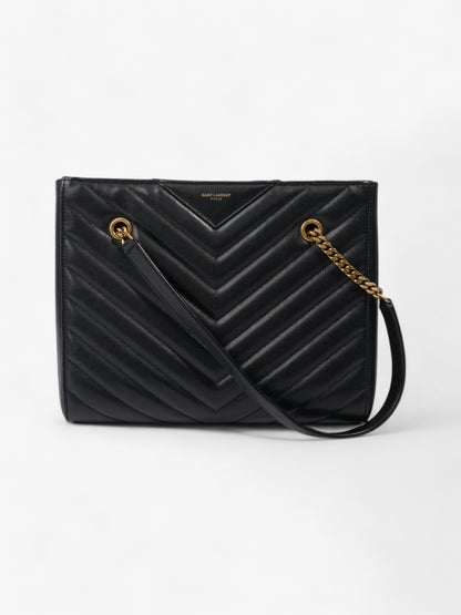 Saint Laurent Tribeca Tote Black Matelasse Leather