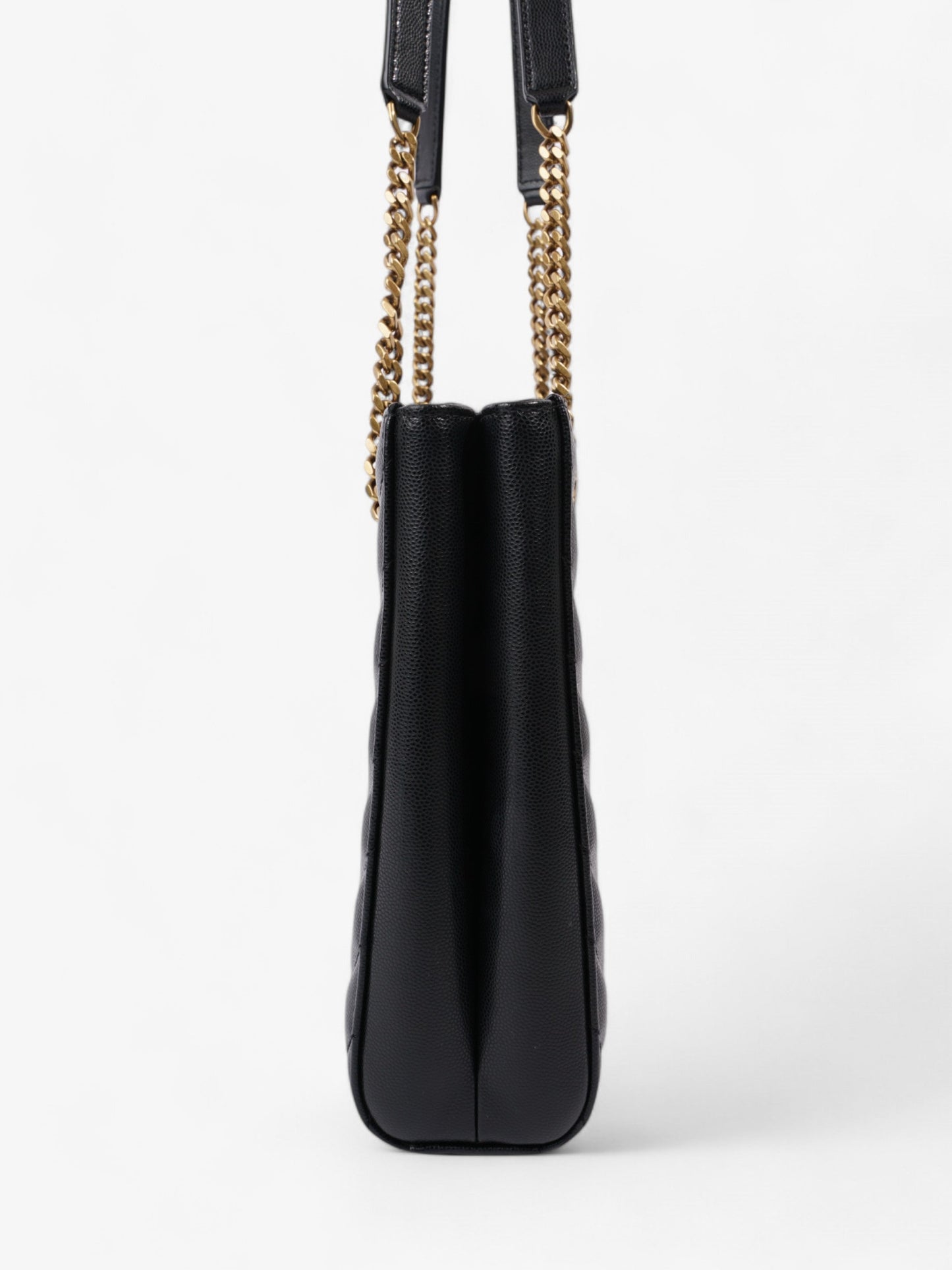 Saint Laurent Tribeca Tote Black Matelasse Leather