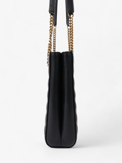 Saint Laurent Tribeca Tote Black Matelasse Leather