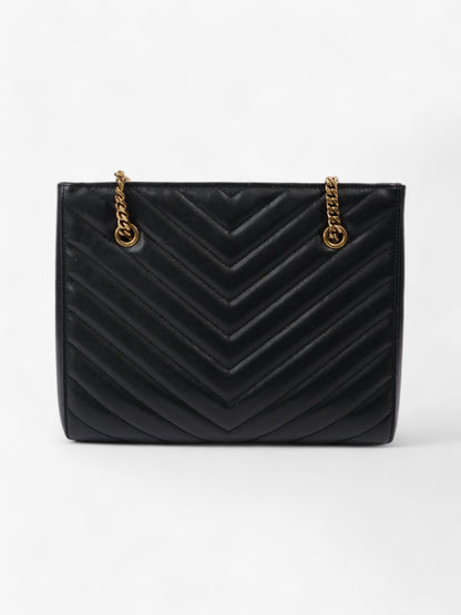 Saint Laurent Tribeca Tote Black Matelasse Leather