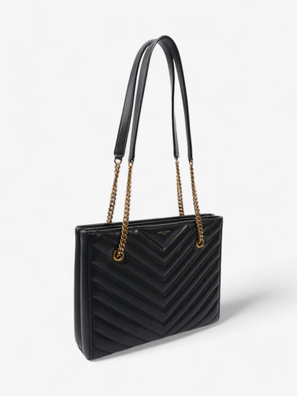 Saint Laurent Tribeca Tote Black Matelasse Leather