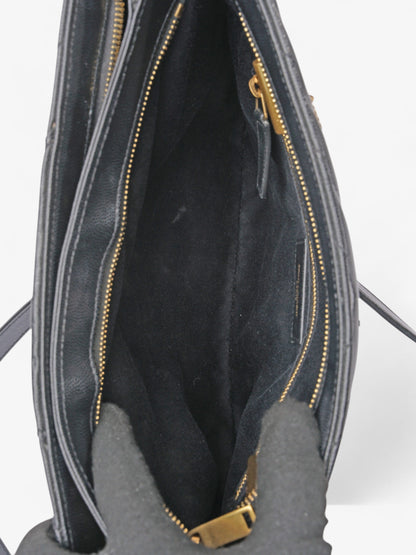 Saint Laurent Tribeca Tote Black Matelasse Leather