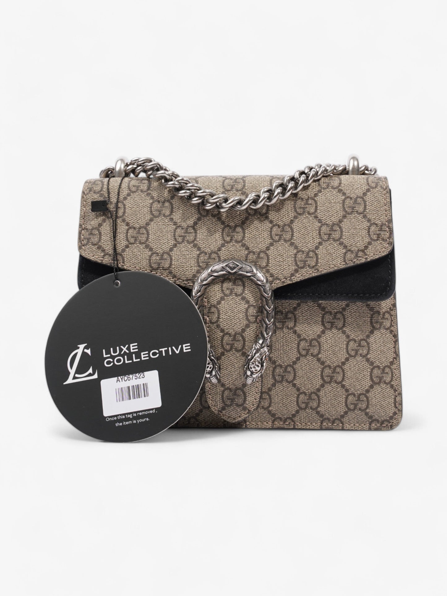 Gucci Dionysus Supreme / Black Coated Canvas Mini