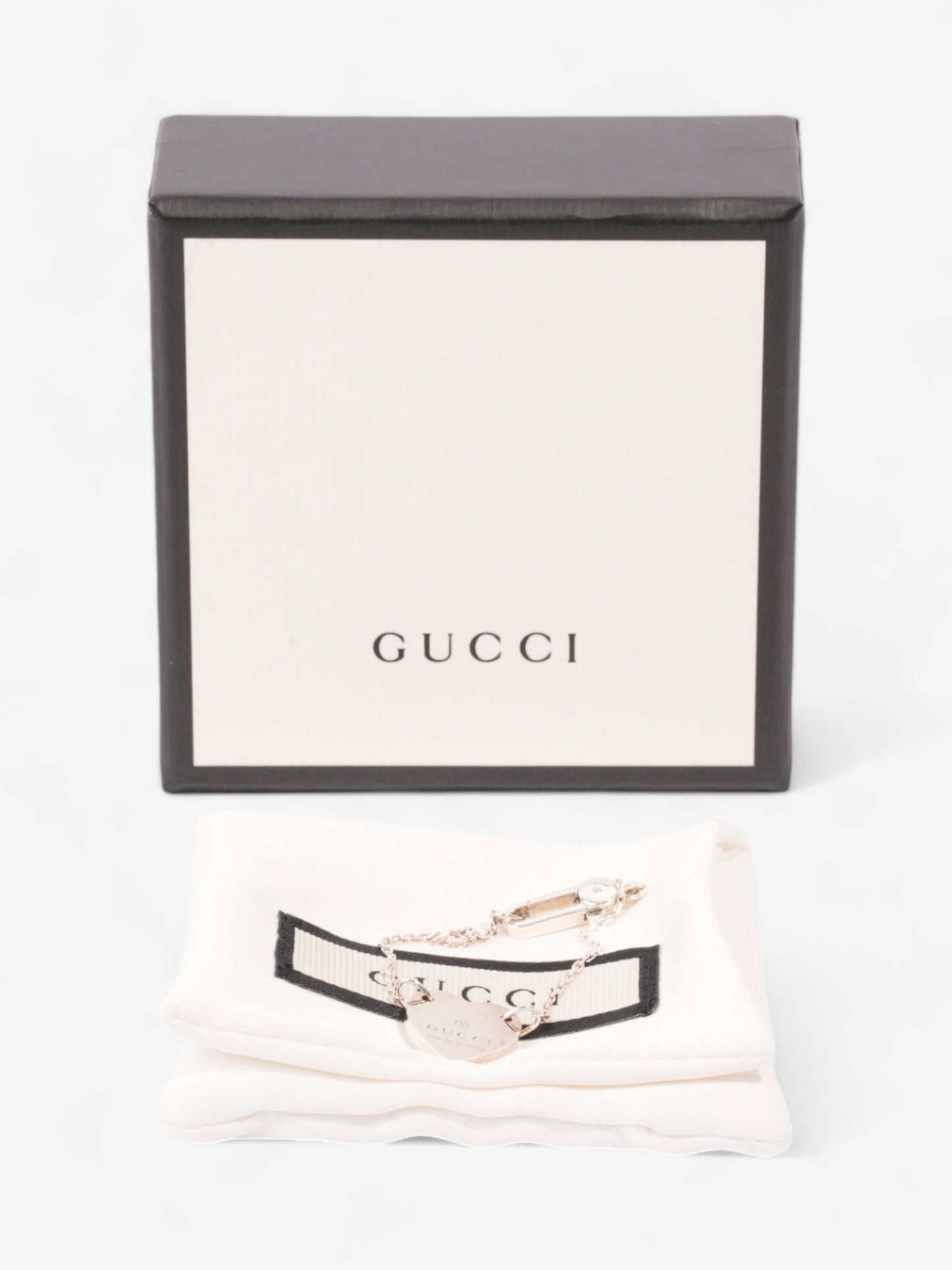 Gucci Trademark Bracelet Silver Silver Sterling