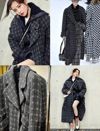 Chanel 19k Grey, Gold, Silver Coat size 34