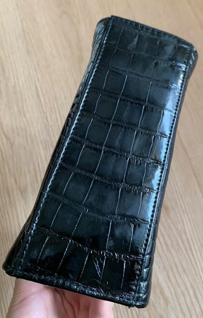 Chanel 1996-1997 Black Crocodile Mini Kelly bag