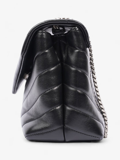 Saint Laurent Lou Lou Black Calfskin Leather Small