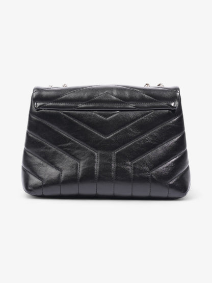 Saint Laurent Lou Lou Black Calfskin Leather Small