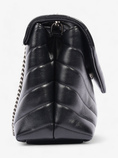 Saint Laurent Lou Lou Black Calfskin Leather Small