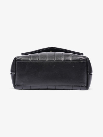Saint Laurent Lou Lou Black Calfskin Leather Small