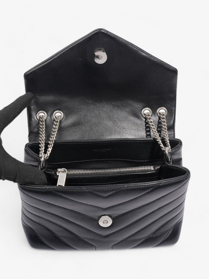 Saint Laurent Lou Lou Black Calfskin Leather Small