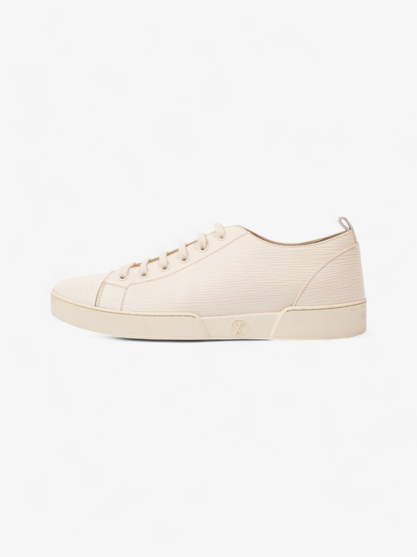 Louis Vuitton Low Top Sneaker White Epi Leather EU 41.5 UK 7.5
