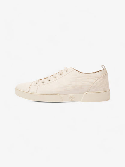 Louis Vuitton Low Top Sneaker White Epi Leather EU 41.5 UK 7.5