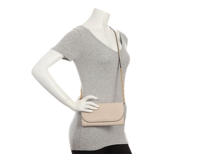 Burberry Cream Leather Clutch