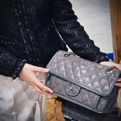 Chanel Caviar Quilted Medium French Reviera Flap Bag