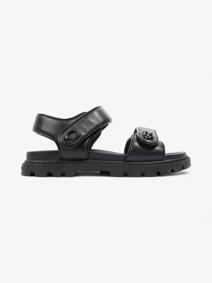 Coach Brynn Sandals Black Leather EU 36.5 UK 3.5