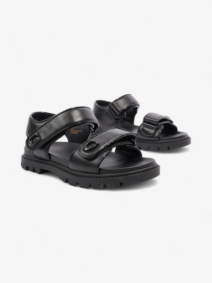 Coach Brynn Sandals Black Leather EU 36.5 UK 3.5