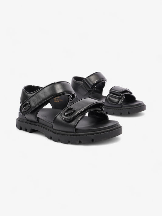 Coach Brynn Sandals Black Leather EU 36.5 UK 3.5