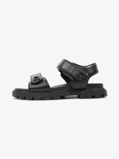 Coach Brynn Sandals Black Leather EU 36.5 UK 3.5