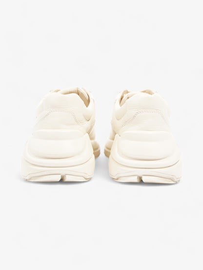 Gucci Rython Sneakers Beige / Green / Red Leather EU 38 UK 5