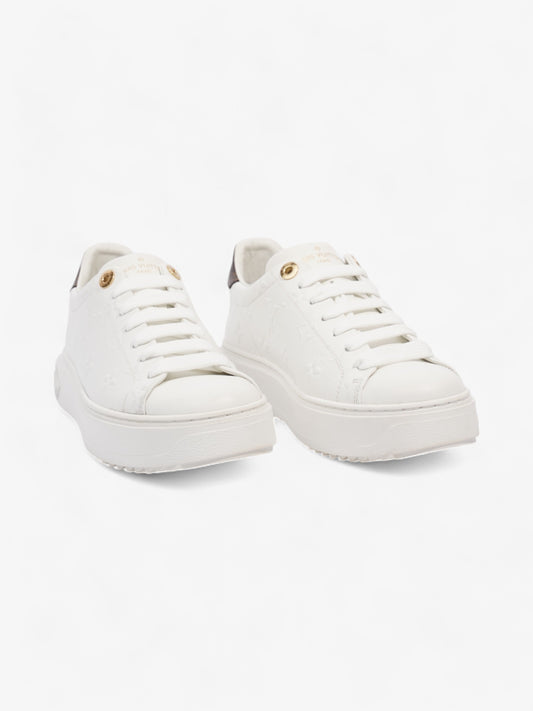 Louis Vuitton Time Out Sneakers White  / Monogram Leather EU 37 UK 4