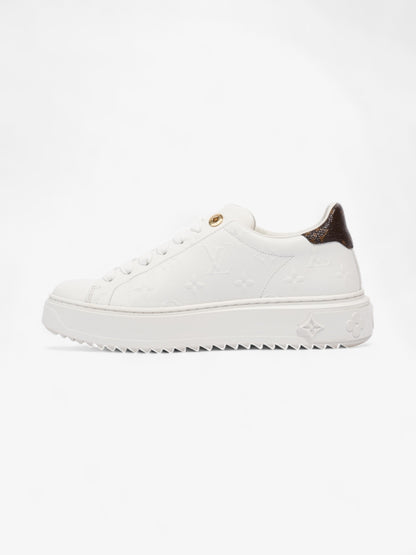 Louis Vuitton Time Out Sneakers White  / Monogram Leather EU 37 UK 4
